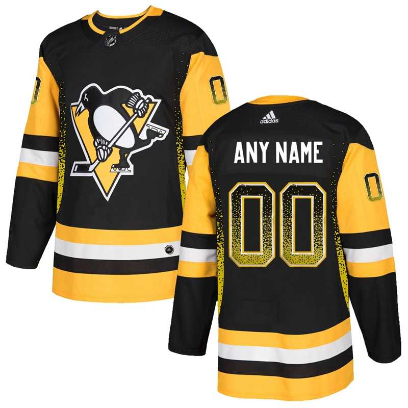 Customized Men's Pittsburgh Penguins Black Drift Fashion Adidas Jersey,We sell and wholesale Customized Men's Pittsburgh Penguins Black Drift Fashion Adidas Jersey on line form chian!
